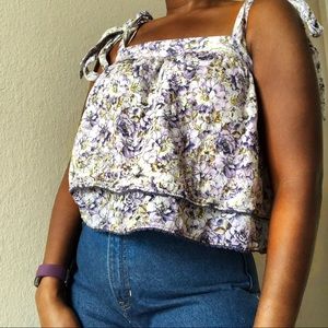 floral swing top